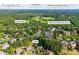 Beautiful aerial view of Suwanee, GA home, showcasing a golf course and lovely neighborhood at 5260 Harbury Ln, Suwanee, GA 30024
