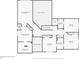 Second floor plan featuring a primary bedroom, three additional bedrooms, and associated bathrooms at 5260 Harbury Ln, Suwanee, GA 30024