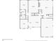 First floor plan featuring a living room, kitchen, dining room, study, garage, and laundry room at 5260 Harbury Ln, Suwanee, GA 30024