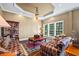 Comfortable living room with large windows and stylish furniture at 5260 Harbury Ln, Suwanee, GA 30024