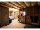 Unfinished basement offers potential for customization and ample storage space at 1020 Travitine Trl, Loganville, GA 30052