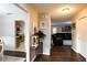 Hallway with access to the kitchen, dining room, and living room at 1020 Travitine Trl, Loganville, GA 30052