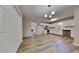 Bright, spacious kitchen featuring white cabinets and stainless steel appliances at 10961 Big Sky Dr, Hampton, GA 30228