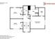 Detailed floorplan of the second floor at 10961 Big Sky Dr, Hampton, GA 30228