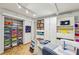 Craft room with custom shelving, storage and ample workspace at 68 Willow Ne Gln, Atlanta, GA 30342