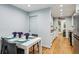 Eat-in kitchen area with a modern white table setting for four and plenty of natural light at 68 Willow Ne Gln, Atlanta, GA 30342