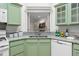 Updated kitchen with granite countertops and stainless-steel appliances at 245 Scotch Pine Ct, Alpharetta, GA 30022