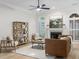 Inviting living room with stylish furniture, a marble fireplace, and an abundance of natural light through shuttered windows at 245 Scotch Pine Ct, Alpharetta, GA 30022