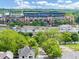 Aerial view of the property with a stadium visible in the backdrop surrounded by trees at 701 Pryor Sw St # 5, Atlanta, GA 30315