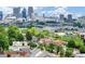 An attractive view of the city skyline with mature trees interspersed with colorful homes in a desirable urban location at 701 Pryor Sw St # 5, Atlanta, GA 30315