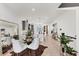Open-concept dining area featuring a stylish table, modern chairs, and hardwood floors at 701 Pryor Sw St # 5, Atlanta, GA 30315