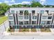 The exterior of modern townhomes showcases contemporary design and landscaping at 701 Pryor Sw St # 5, Atlanta, GA 30315