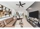 Spacious open-concept living area with hardwood floors and a modern aesthetic at 701 Pryor Sw St # 5, Atlanta, GA 30315