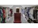Spacious walk-in closet with shelving and a center island at 1608 Mulberry Lake Dr, Dacula, GA 30019