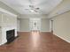 Spacious living room showcasing gleaming wood floors, fresh paint, and natural light at 3146 Leyland Ct, Decatur, GA 30034