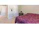 Comfortable bedroom with plush bedding, carpeted floors, and plenty of closet space at 7162 Fringe Flower Dr, Austell, GA 30168