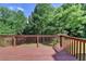 Spacious deck overlooking a large, private backyard with mature trees at 4885 Maristone Landing Way, Cumming, GA 30040
