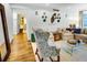 View of a living room featuring stylish furnishings and bright natural light at 157 Maribeau Nw Sq, Atlanta, GA 30327