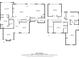 Detailed floor plan showcasing layout of the home including bedrooms, kitchen, and living spaces at 390 Scott Farm Dr, Powder Springs, GA 30127