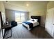 Cozy bedroom with vaulted ceilings, carpet flooring, and abundant natural light at 4050 Sierra Vista Cir, Cumming, GA 30040