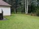 Spacious and well-kept backyard with lush green grass and mature trees at 300 Gaelic Way, Tyrone, GA 30290