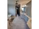 Elegant bathroom featuring double vanity, soaker tub, and marble floors at 312 Archway Ln, Peachtree City, GA 30269