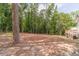 View of an expansive backyard with mature trees and a level area ready for customization and enjoyment at 4367 Cedar Wood Sw Dr, Lilburn, GA 30047