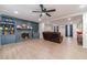 Cozy living room with fireplace and open layout at 4367 Cedar Wood Sw Dr, Lilburn, GA 30047
