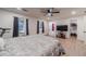 Comfortable main bedroom with wood flooring, a ceiling fan and a closet at 4367 Cedar Wood Sw Dr, Lilburn, GA 30047