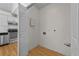 A cozy laundry room, conveniently located off the kitchen, offers essential utility connections at 4730 Fairway View Ct, Duluth, GA 30096