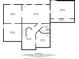 Basement floorplan featuring basement spaces, bath, and bedroom with walk in closet; total 3664 sq ft at 946 Cornwall Sw Ct, Marietta, GA 30064