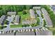 Aerial view of property in a tree-lined neighborhood at 3123 Cross Creek Dr, Cumming, GA 30040