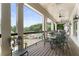 Relaxing outdoor patio with comfortable seating and scenic pool views, perfect for entertaining guests at 330 Broad Leaf Ct, Johns Creek, GA 30022