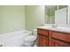 Bathroom with bathtub and vanity at 286 Blue Pointe Ct, Suwanee, GA 30024