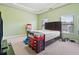Spacious bedroom with tray ceilings and plenty of natural light at 286 Blue Pointe Ct, Suwanee, GA 30024