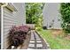 A view of the side yard featuring a walkway at 4311 Sentinel Nw Pl, Kennesaw, GA 30144