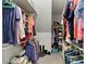 Walk-in closet with shelving and hanging storage; a place for everything at 2139 Bramlett Nw Pl, Marietta, GA 30064