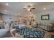 Open concept floor plan seamlessly connecting kitchen, dining and living spaces at 3715 Bridges Ct, Cumming, GA 30040