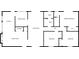 Detailed floor plan showcasing the layout of the kitchen, bedrooms, living room, and bathrooms within the home at 7370 N Mitchell Ct, Villa Rica, GA 30180