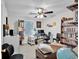 Spacious home office with ample desk space and storage shelves at 7370 N Mitchell Ct, Villa Rica, GA 30180