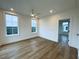 Bedroom with hardwood floors, recessed lighting and large windows at 919 Hughley Circle # 72, Atlanta, GA 30316