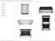 Kitchen appliances by KitchenAid, including a dishwasher, range, vent hood, wall oven and microwave at 3470 Austin Michael Ln, Cumming, GA 30028
