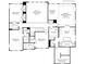 Second floor layout showing bedrooms, bathrooms, and an open area at 3470 Austin Michael Ln, Cumming, GA 30028