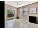 Bright dining area with sliding glass doors to the backyard and modern decor at 2951 Edgewater St, South Fulton, GA 30331