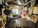 Basement with exercise equipment, weights, and ample space for workouts at 3205 Brandywine Nw Pl, Marietta, GA 30064