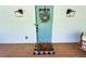 Welcoming entryway with a stylish front door, a wreath, and decorative lighting at 3205 Brandywine Nw Pl, Marietta, GA 30064
