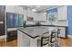 Beautiful kitchen featuring stainless steel appliances, granite countertops, and a breakfast bar at 3213 Blackley Old Rd, Douglasville, GA 30135