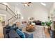 Bright living room showcasing a fireplace, vaulted ceiling, and elegant decor at 3714 Westbrooke Ne Cir, Brookhaven, GA 30319