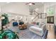 Open concept living room flowing to kitchen with high ceilings, hardwood, and staircase at 3714 Westbrooke Ne Cir, Brookhaven, GA 30319