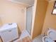 Cozy bathroom featuring a white vanity, a walk-in shower, and essential fixtures at 4503 Hunters Ter, Stone Mountain, GA 30083